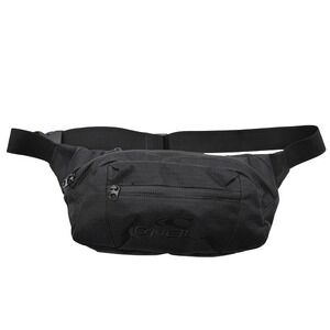 O'Neill Trek Longhaul Waistpack Black Fanny Pack w Blue Excellent Condition